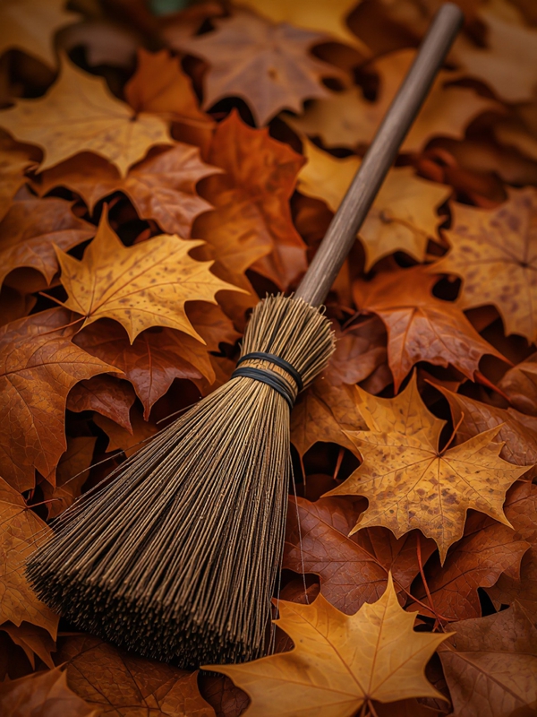 Halloween, cây chổi, chổi, phù thủy, lá phong, không gian halloween, broom, broomstick, witch, maple leaf, halloween space - iPicture
