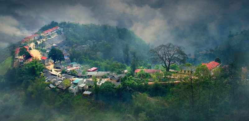 Làng, chợ, market, miền núi, vùng cao, mountain, highland - MinhChuyen_1