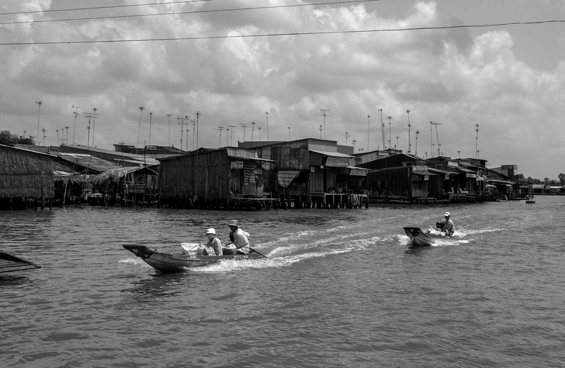 Sông, thuyền, boat,  river, Cà Mau, Việt Nam, làng quê- Quangbaophoto
