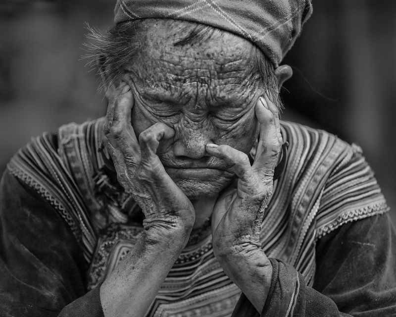 Bà, phụ nữ, grandma, woman, miền núi, vùng cao, highlands, mountainous areas- ThuyHaBich 1