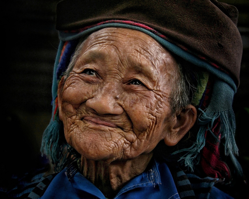 Phụ nữ, bà, nụ cười, miền núi, vùng cao, Women, grandmother, smile, mountainous, highland- MinhChuyen_1