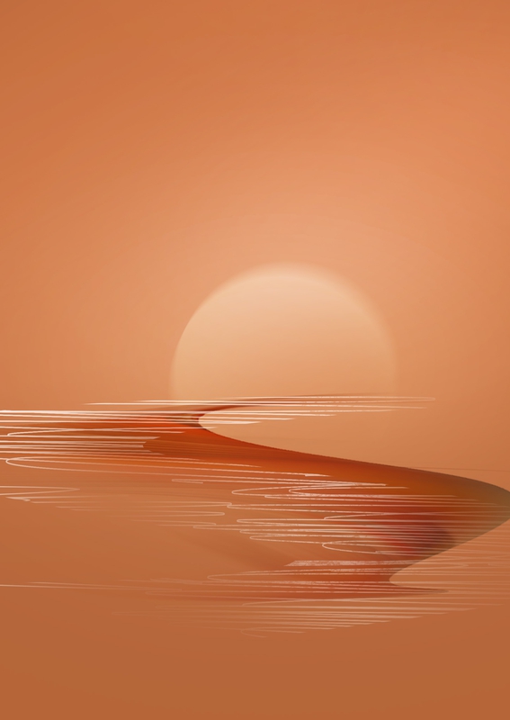 Mặt trời, biển, màu nâu, nền, hình nền, sun, sea, brown, background