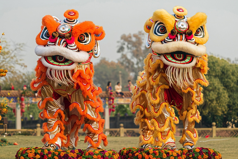 Lân, múa lân,  lion dance