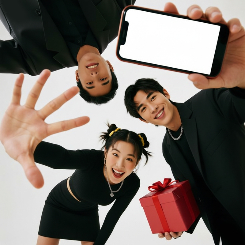 Bạn bè, quảng cáo, mẫu ảnh, nam, nữ, cầm điện thoại, vui vẻ,  friends, advertisement, model, male, female, holding phone, happy, 2