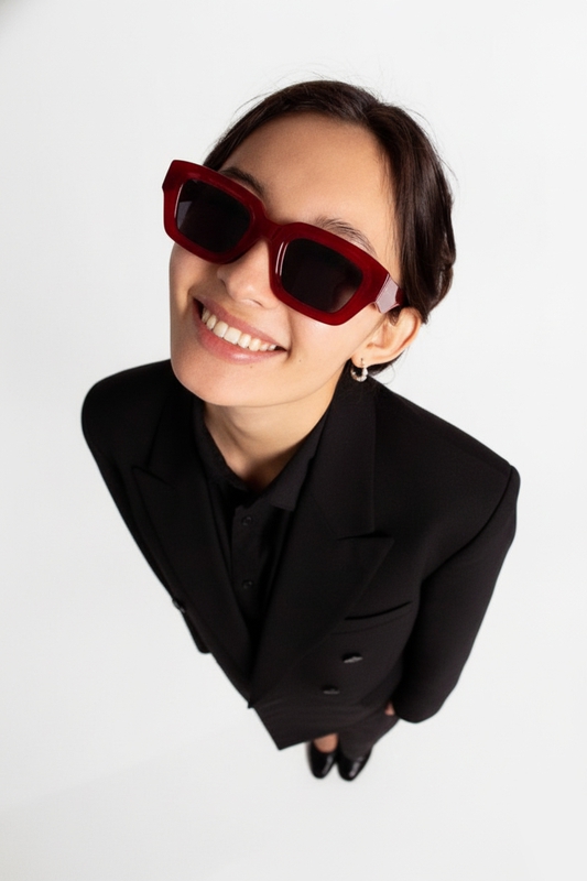 Cô gái, đeo kính, mẫu ảnh, quảng cáo, vui vẻ, girl, wearing glasses, model, advertising, happy,