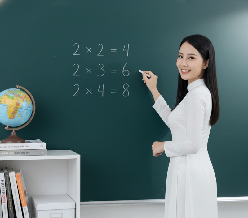 Cô giáo, giáo viên, giảng dạy, lớp học, Việt Nam, áo dài, teacher, teaching, classroom, Vietnam, ao dai