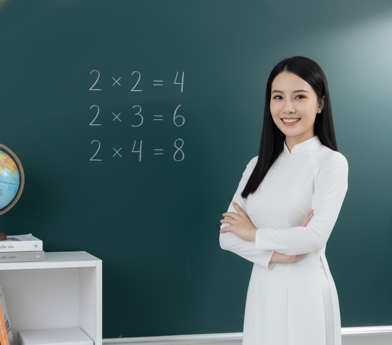 Cô giáo, giáo viên, giảng dạy, lớp học, Việt Nam, áo dài, teacher, teaching, classroom, Vietnam, ao dai 1