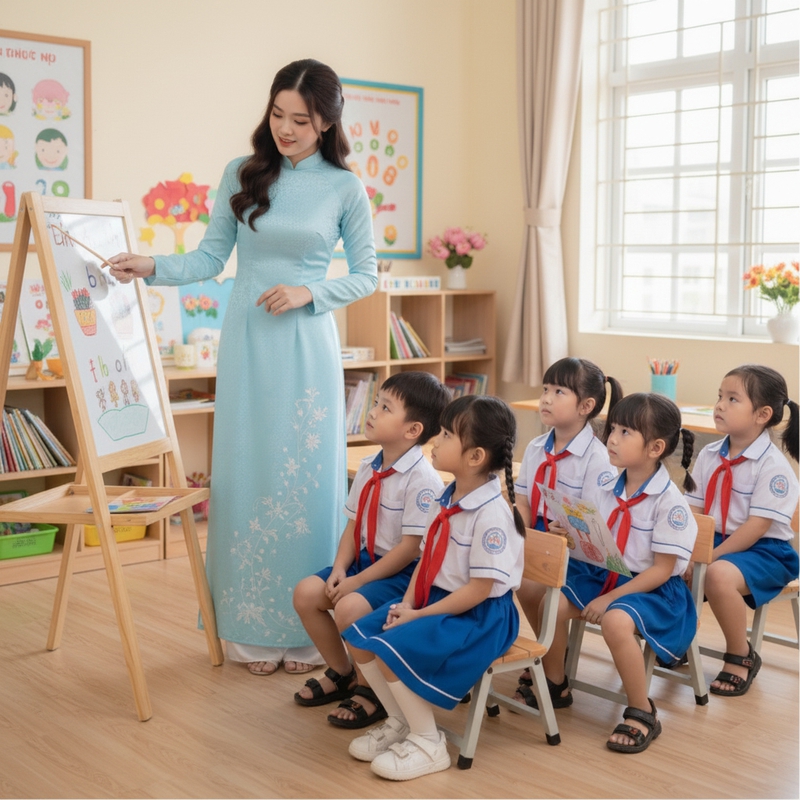 Cô giáo, giáo viên, học sinh, dạy học, teacher, student, teaching