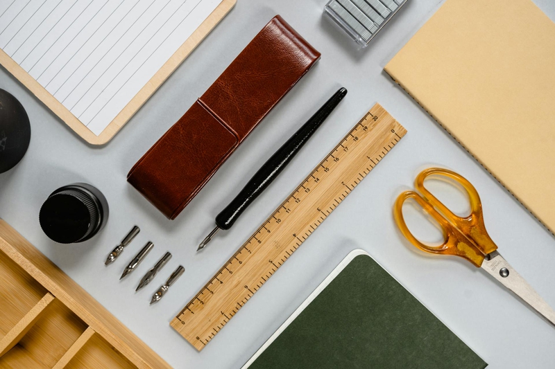 Bút, vở sách, kéo, đồ dùng học tập, trường, school supplies, school-MART PRODUCTION 4