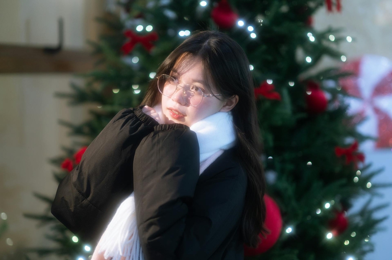 Giáng sinh, con gái, girl, studio, người mẫu, xmas, noel, christmas, merry christmas - Chuot Anhls 8