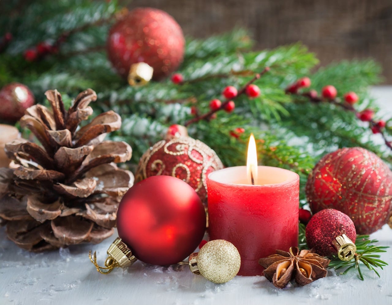 Giáng sinh, nến, trái châu, ấm áp, không khí giáng sinh, christmas, candles, balls, warm, christmas atmosphere - Ender M