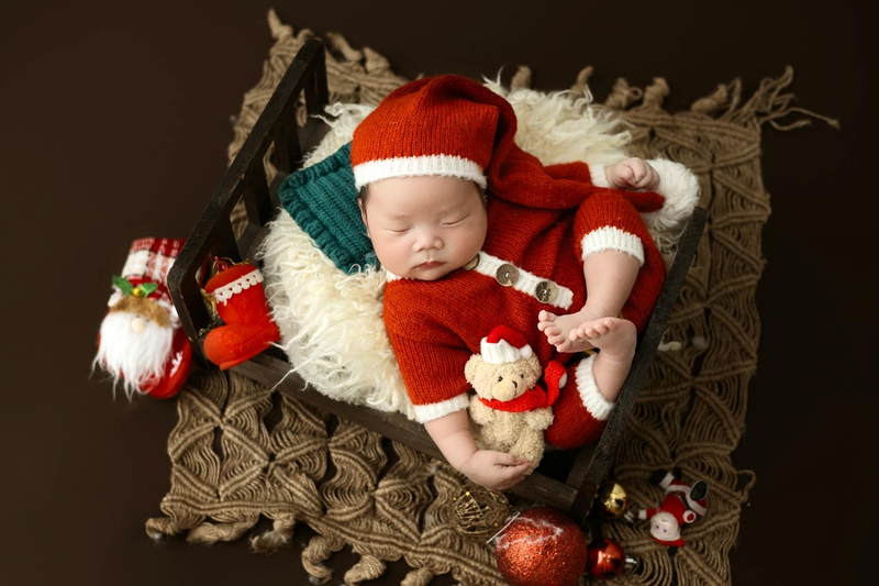 Em bé, trẻ em, giáng sinh, sinh nhật, birthday, girl, kid, baby, studio, christmas, noel - Foden Nguyen 5