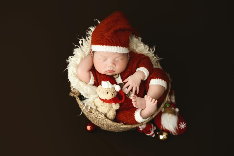 Em bé, trẻ em, giáng sinh, sinh nhật, birthday, girl, kid, baby, studio, christmas, noel - Foden Nguyen 2