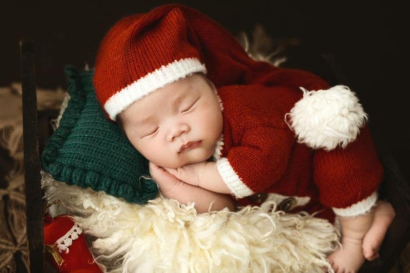 Em bé, trẻ em, giáng sinh, sinh nhật, birthday, girl, kid, baby, studio, christmas, noel - Foden Nguyen 1