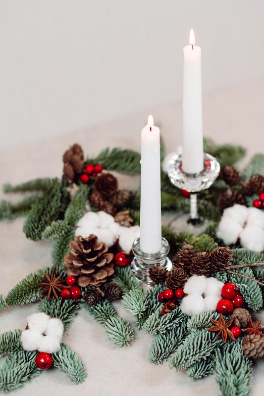 Giáng sinh, nến, trái châu, ấm áp, không khí giáng sinh, christmas, candles, balls, warm, christmas atmosphere -  freestocks.org