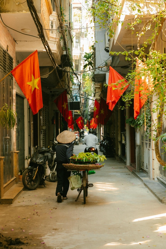 Cờ đỏ, quốc kỳ, đường, flag, national flag, road- HONG SON 3