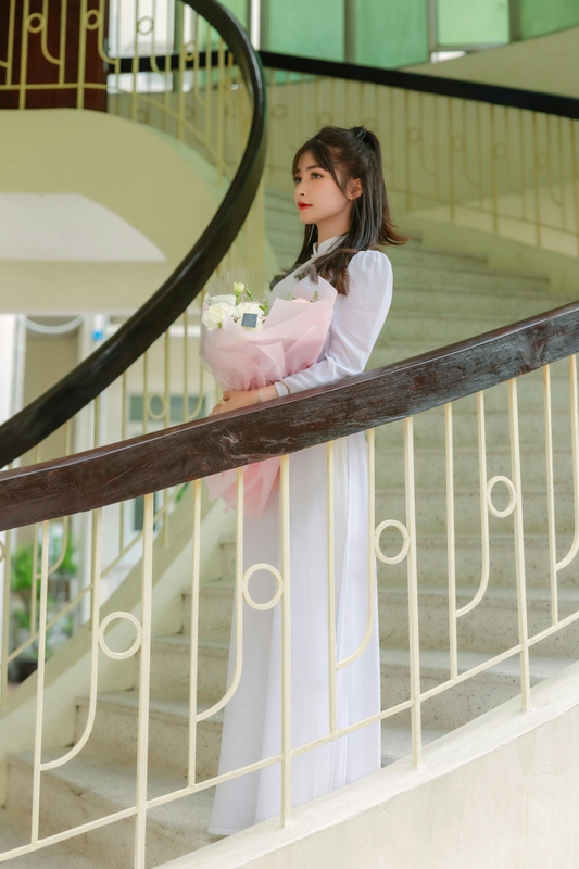 Áo dài, tốt nghiệp, kỷ yếu, học sinh, student, school, con gái, girl, Việt Nam - HONG SON 6