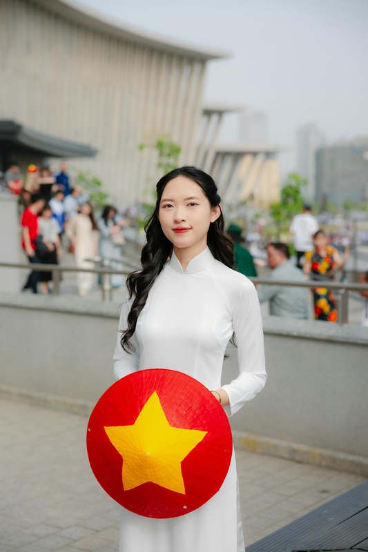 Áo dài, cô gái, nón lá, Việt Nam, ao dai, girl, conical hat- HONG SON 3