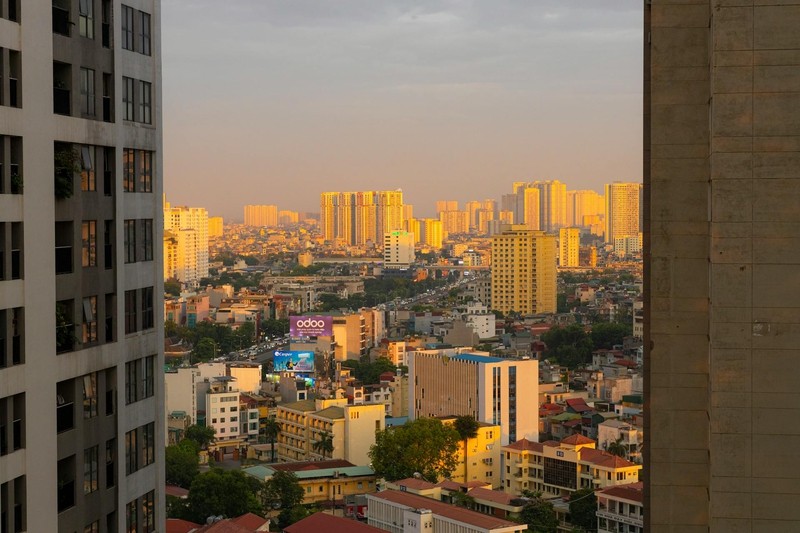Thành phố, tòa nhà, hoàng hôn, màn đêm, city, building, sunset, night- HONG SON 1