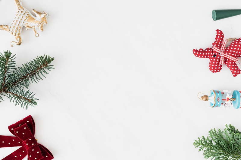 Giáng sinh, quả châu, cây thông, nơ, nền, tuần lộc, christmas, bow tie, baubles, red, greeting, background, reindeer -  Karola G 1