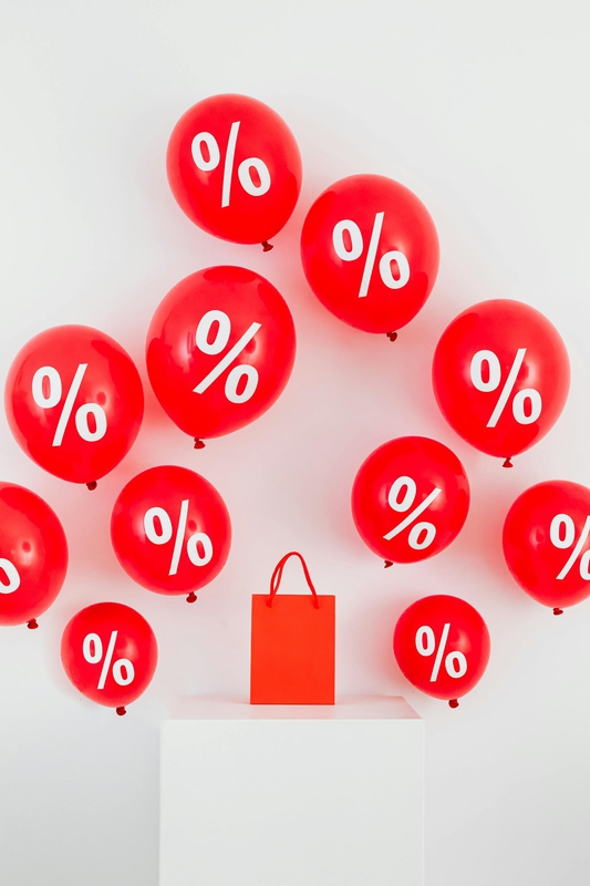 Bóng bóng, giảm giá, sale, khuyến mãi, balloon, promotions, discounts- Karola G