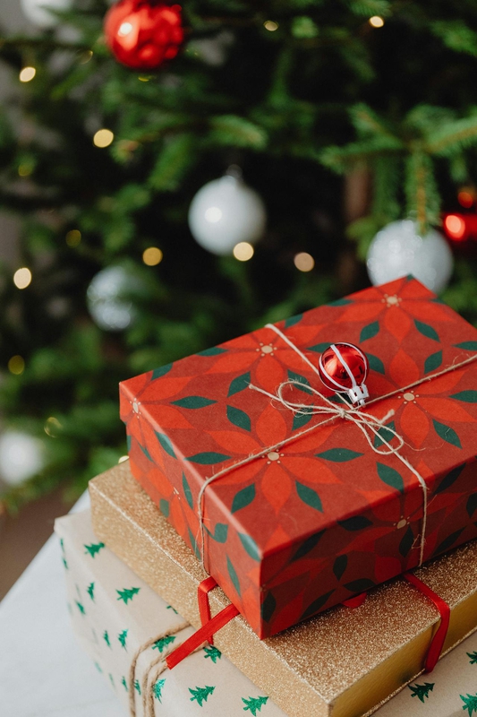 Hộp quà, quà giáng sinh, nơ, gift box, Christmas gift, bow - Karola G
