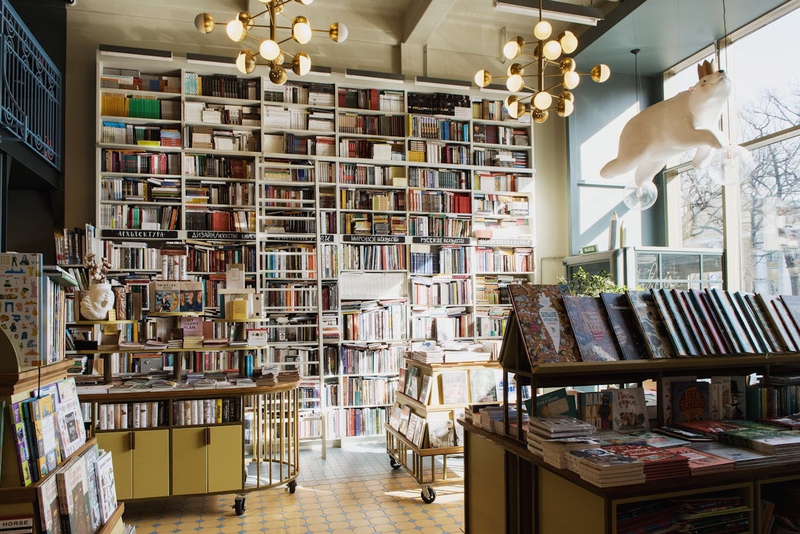 Nhà sách, sách vở, không gian, trang trí, bookstore, books, space, decoration - Ksenia Chernaya 3