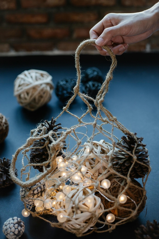 Đèn, giáng sinh, trang trí, cây thông, pine tree, decor, noel, christmas- Laura James