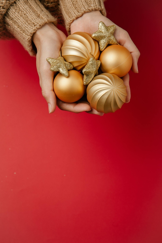 Giáng sinh, trang trí, trái châu, decor, noel, christmas- Laura James 4