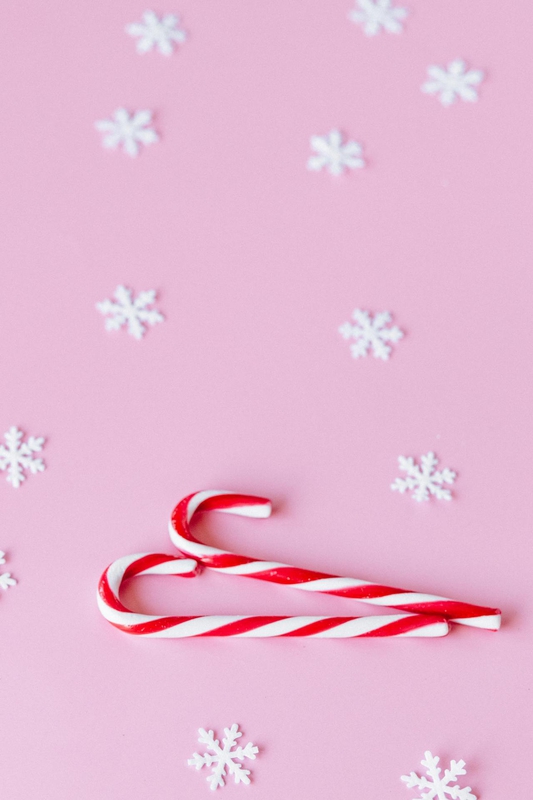 Giáng sinh, kẹo, bông tuyết, nền, christmas, candy, snowflakes, balls, background - Nataliya Vaitkevich 2