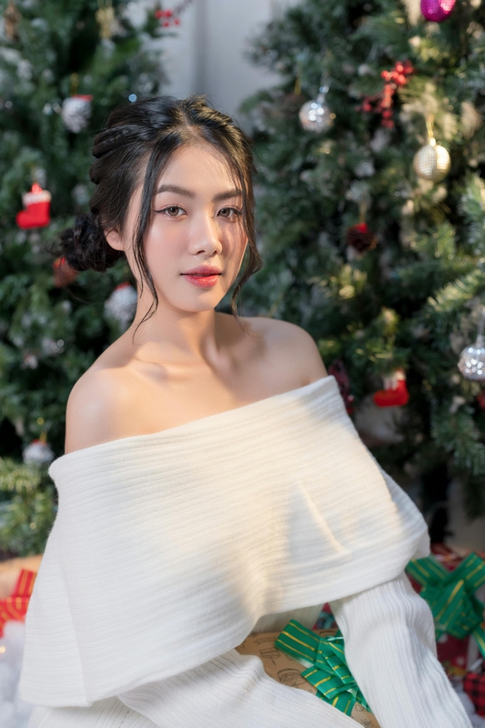 Giáng sinh, con gái, girl, studio, người mẫu, xmas, noel, christmas, merry christmas - Đan Thy Nguyễn Mai 9