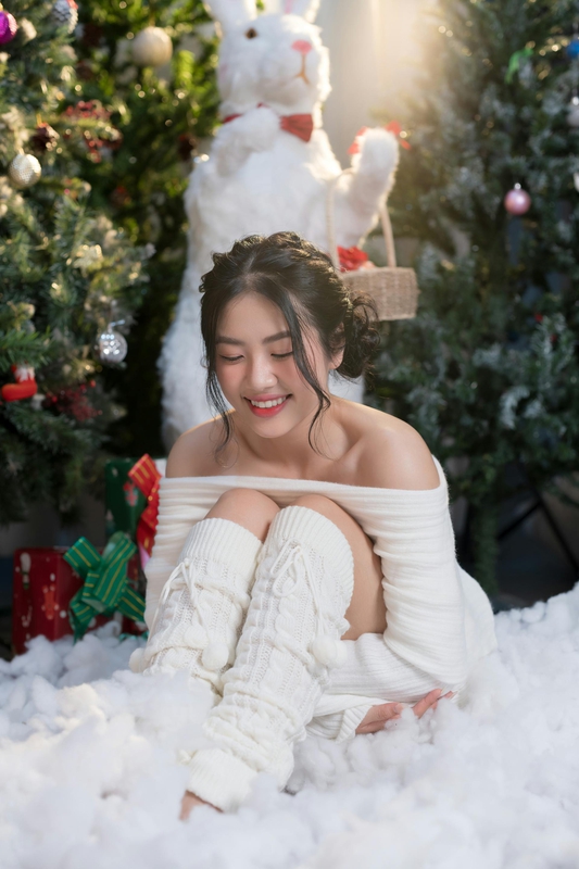 Giáng sinh, con gái, girl, studio, người mẫu, xmas, noel, christmas, merry christmas - Đan Thy Nguyễn Mai 6