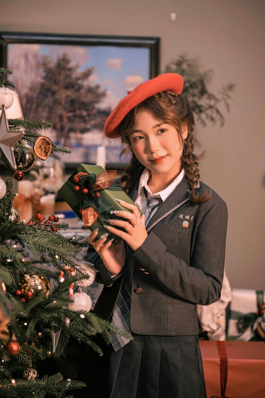 Giáng sinh, con gái, girl, studio, người mẫu, xmas, noel, christmas, merry christmas - Đan Thy Nguyễn Mai 27