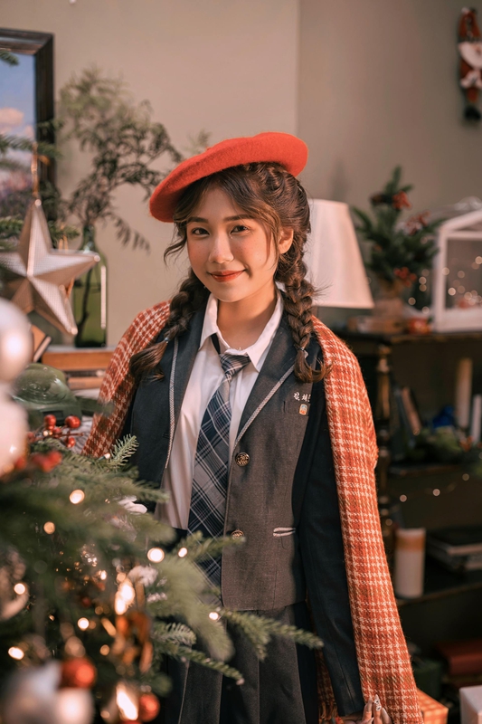 Giáng sinh, con gái, girl, studio, người mẫu, xmas, noel, christmas, merry christmas - Đan Thy Nguyễn Mai 25