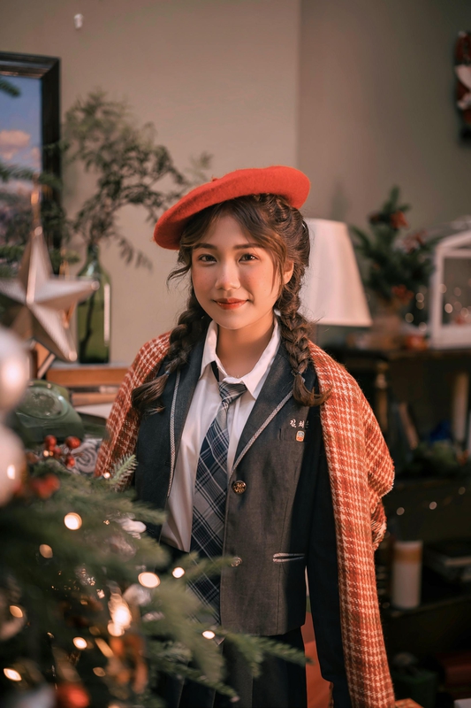 Giáng sinh, con gái, girl, studio, người mẫu, xmas, noel, christmas, merry christmas - Đan Thy Nguyễn Mai 18