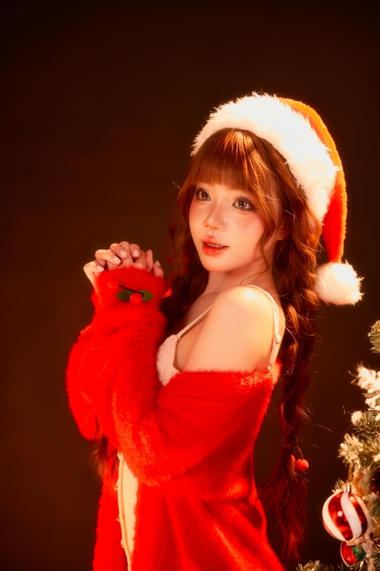 Giáng sinh, con gái, girl, studio, người mẫu, xmas, noel, christmas, merry christmas - Đan Thy Nguyễn Mai 35