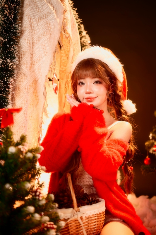 Giáng sinh, con gái, girl, studio, người mẫu, xmas, noel, christmas, merry christmas - Đan Thy Nguyễn Mai 33