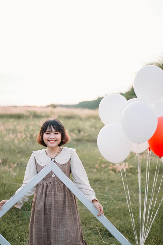 Con gái, girl, bong bóng, bóng, balloon, ngoại cảnh, Việt Nam - Huy Nguyễn 2