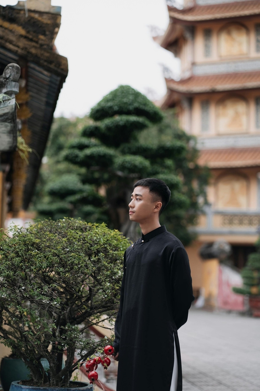 Áo dài, Tết, xuân, con trai, boy, men, man, trang phục truyền thống, Việt Nam - Huy Nguyễn 2