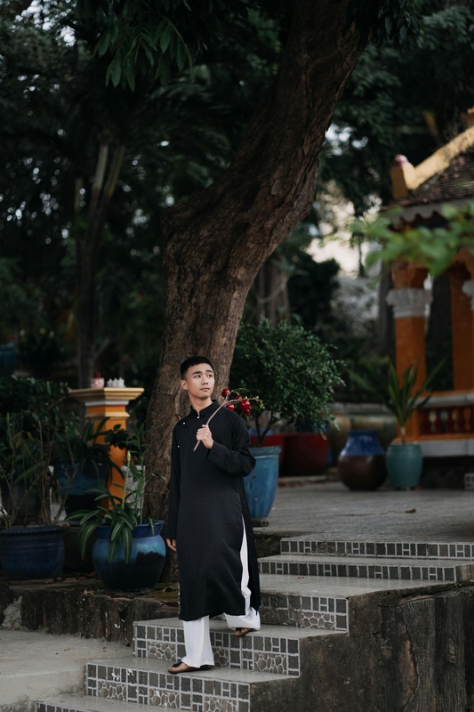 Áo dài, Tết, xuân, con trai, boy, men, man, trang phục truyền thống, Việt Nam - Huy Nguyễn 4