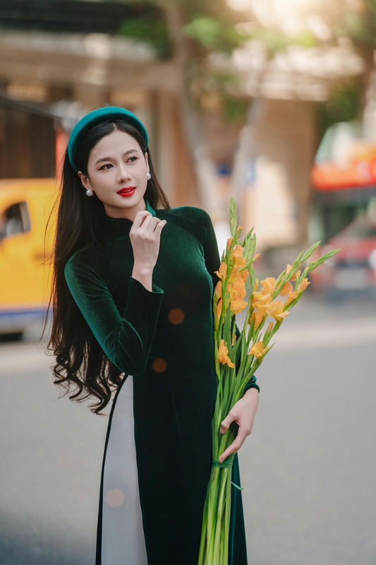 Áo dài, tết, xuân, trang phục truyền thống, thiếu nữ, con gái, girl, Việt Nam - Tuấn Kiệt Jr 1