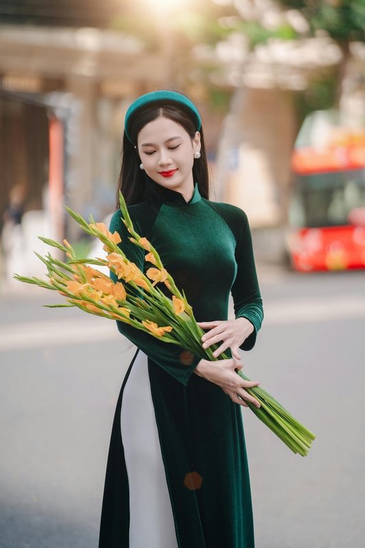 Áo dài, tết, xuân, trang phục truyền thống, thiếu nữ, con gái, girl, Việt Nam - Tuấn Kiệt Jr 12