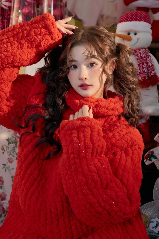 Giáng sinh, con gái, girl, studio, người mẫu, xmas, noel, christmas, merry christmas - Thư Tiêu 12