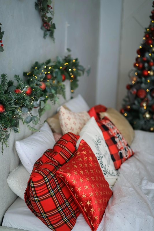Giáng sinh, quả châu, trái châu, cây thông, hộp quà, gift, pine, xmas, christmas, noel, background, decor - Valeria Boltneva 1