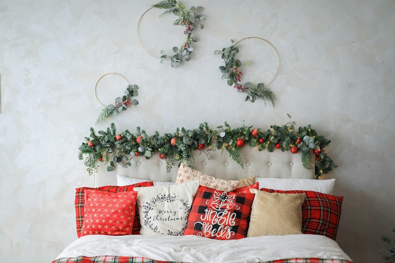 Giáng sinh, quả châu, trái châu, cây thông, hộp quà, gift, pine, xmas, christmas, noel, background, decor - Valeria Boltneva 3