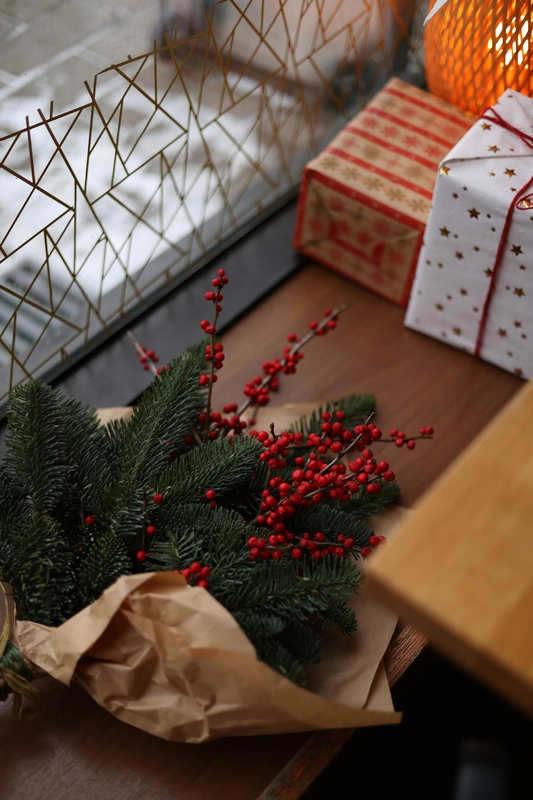 Giáng sinh, quả châu, trái châu, cây thông, hộp quà, gift, pine, xmas, christmas, noel, background, decor- Valeria Boltneva 7