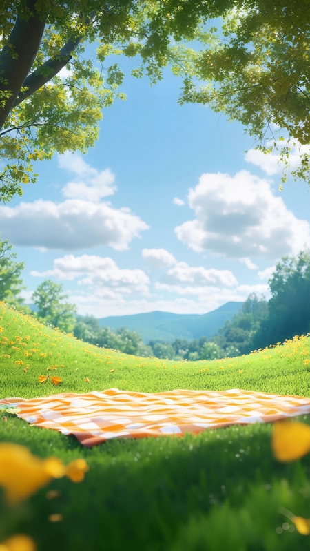Thảm dã ngoại, dã ngoại, picnic, quảng cáo, advertise, hình nền, background - huaban