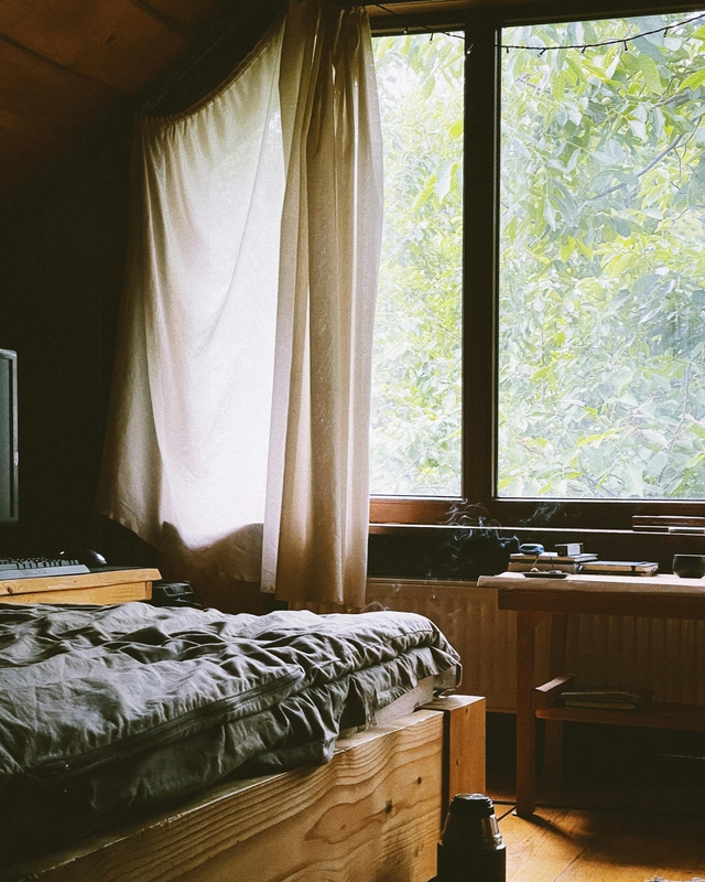 Cửa sổ, phòng ngủ, ánh nắng, tối, window, bedroom, sunlight, dark- Vadim Malitskii