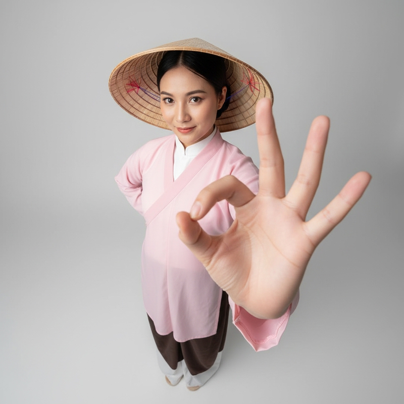 Cô gái, quảng cáo, phụ nữ, áo dài, nón lá, girl, advertising, woman, Ao Dai, conical hat 2