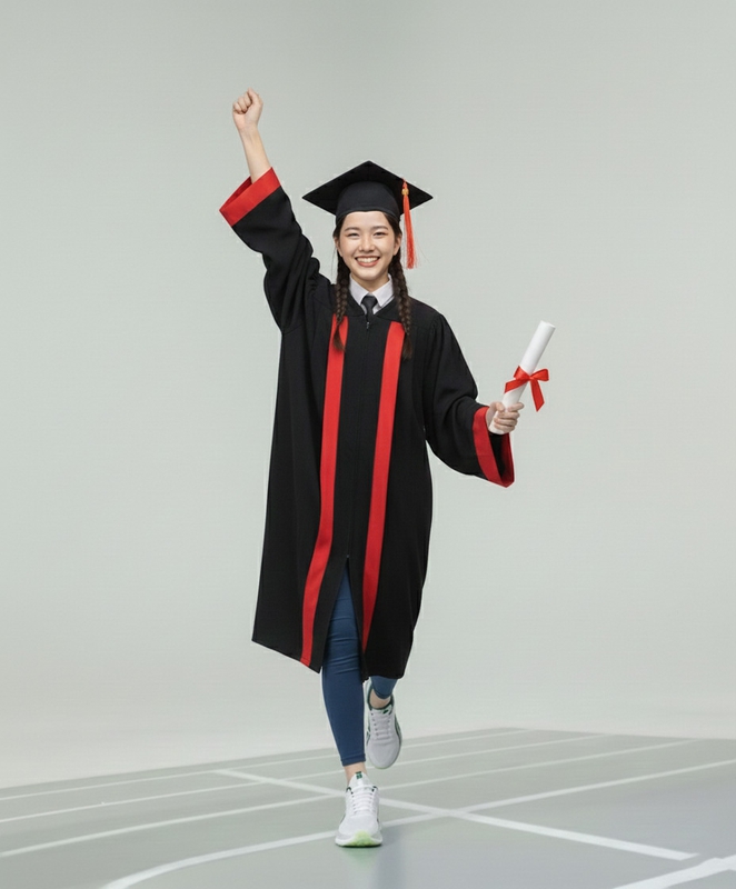 Cô gái, tốt nghiệp, phụ nữ, vui vẻ, cử nhân, cờ, trang phục cử nhân, girl, flag, graduating, woman, cheerful, bachelor's degree holder, graduation attire 2